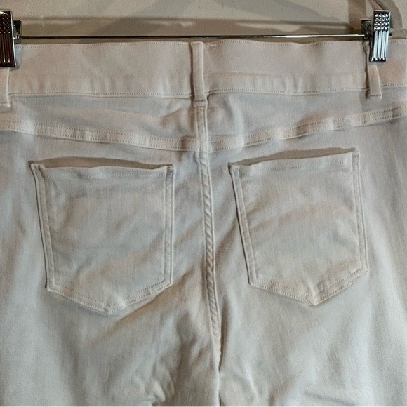 SPANX Sz XL High Rise Pull On Denim Stretchy Flare Slim Bootcut Style Jeans - Picture 7 of 9